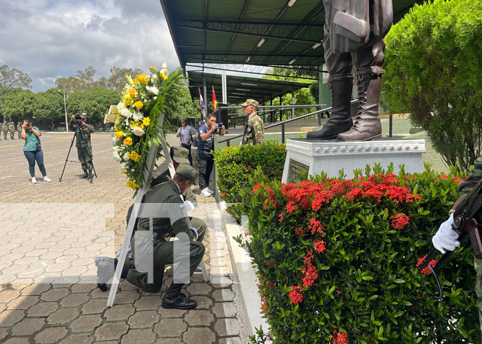 Ejército de Nicaragua ejecuta un acto conmemorativo