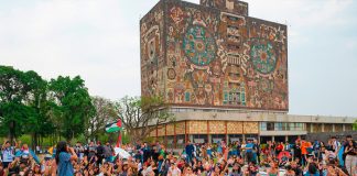 Foto: Estudiantes de México unidos por Palestina /cortesía