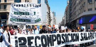 Foto: Intensas protestas en Argentina /cortesía