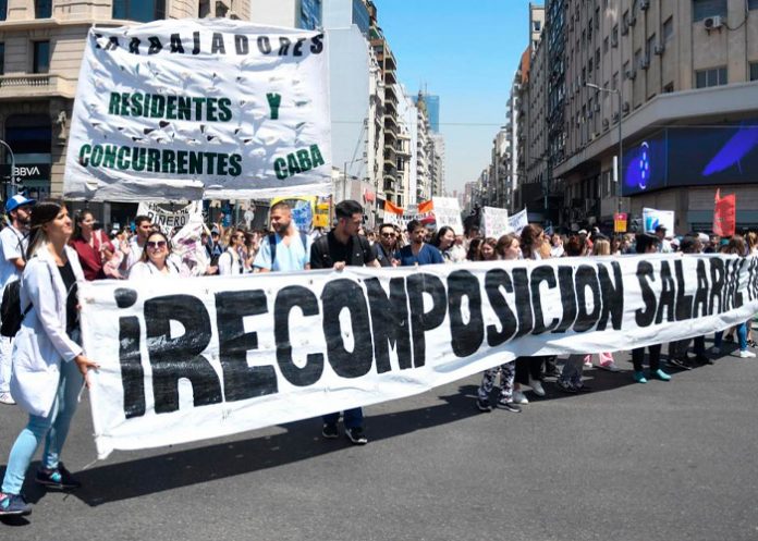 Foto: Intensas protestas en Argentina /cortesía