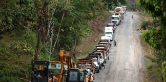 Foto: Inicia la construcción del segundo tramo de la Carretera Wanawana-San Pedro del Norte en Paiwás/Cortesía