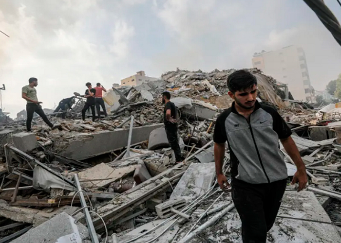 Foto: Gaza en plena masacre /cortesía 