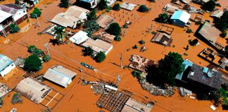 Foto: Fuertes inundaciones en Brasil /cortesía