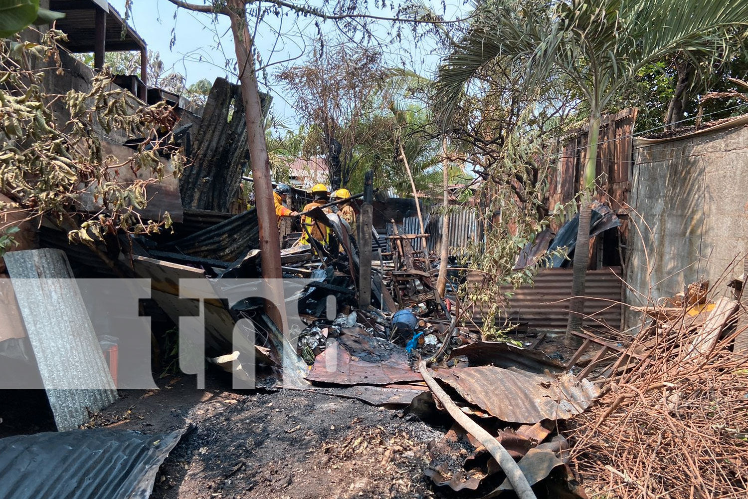 Quema de basura provoca devastador incendio en Chinandega