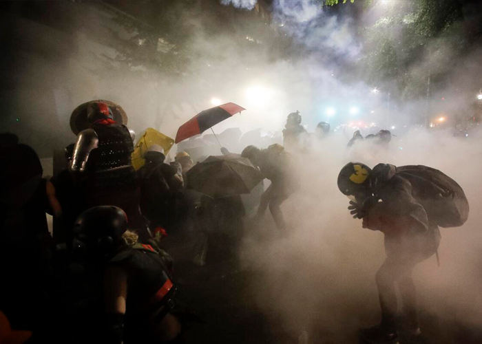 Foto: Estados Unidos reprime a universitarios /cortesía