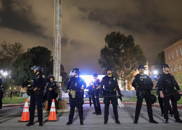 Confrontación en Los Angeles: Estudiantes piden la paz en Gaza