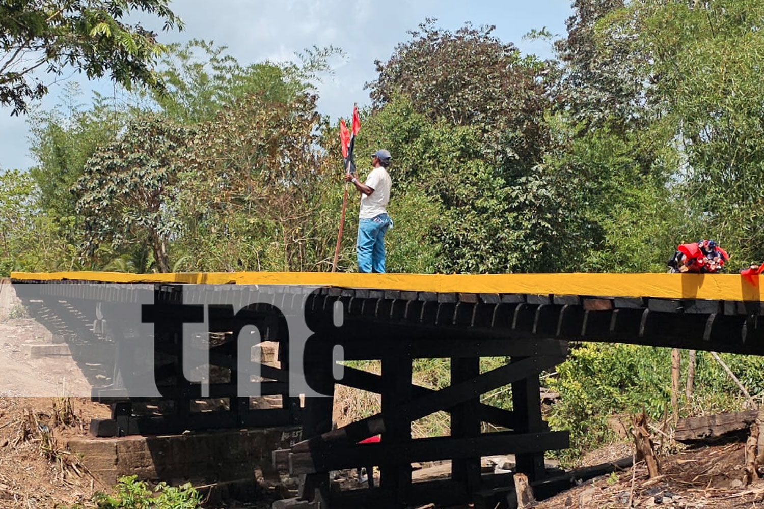 Foto: Rehabilitación del puente Warbantara beneficia a más de 3 mil familias en el Caribe Norte/TN8