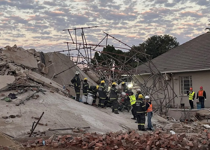 Foto:Ascienden a 20 los fallecidos tras el colapso de un edificio en Sudáfrica/Cortesía