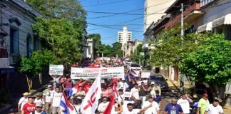 Foto: Protestas intensas en Paraguay /cortesía