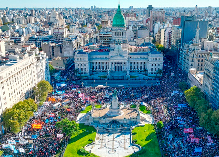 Foto: Universitarios contra Milei /cortesía 