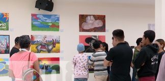 José Coronel Urtecho realizó una exposición de artes plásticas titulada