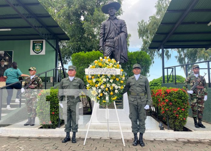 Ejército de Nicaragua ejecuta un acto conmemorativo