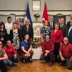 Llenos de orgullo ofrecen en Bélgica un homenaje al General de Hombres y Mujeres libres