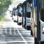 Foto: 250 unidades de buses se incorporan al transporte urbano colectivo de Managua /TN8