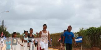 Foto: Autoridades benefician a las familias de Bilwi con nuevas calles adoquinadas/TN8