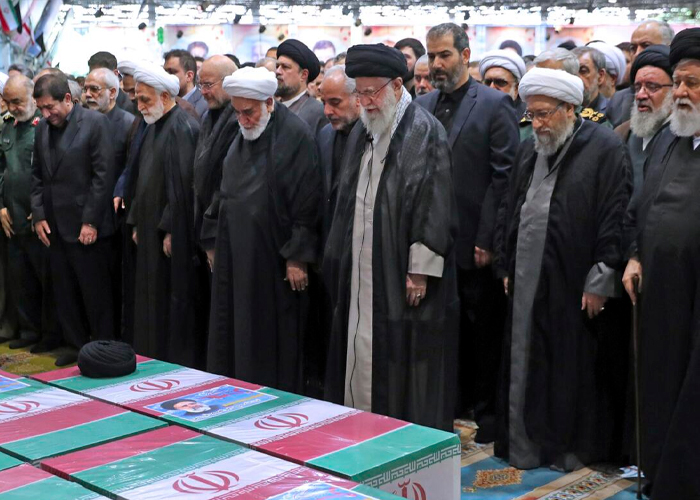 Foto: Irán despide a su presidente /cortesía 