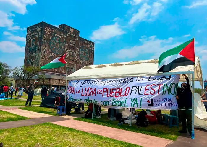 Foto: Estudiantes de México unidos por Palestina /cortesía 