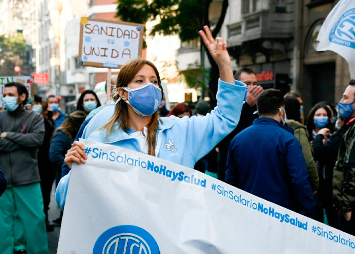 Foto: Intensas protestas en Argentina /cortesía 