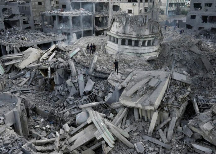 Foto: Gaza en plena masacre /cortesía