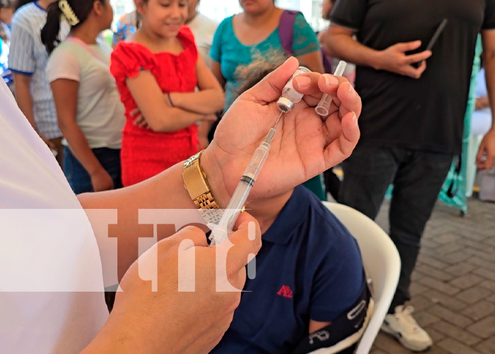 Foto: MINSA Matagalpa aplica segunda dosis de la vacuna contra el VPH / TN8