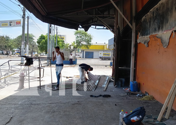  Relatan dramática mañana durante el incendio en Mega-boutique en Managua