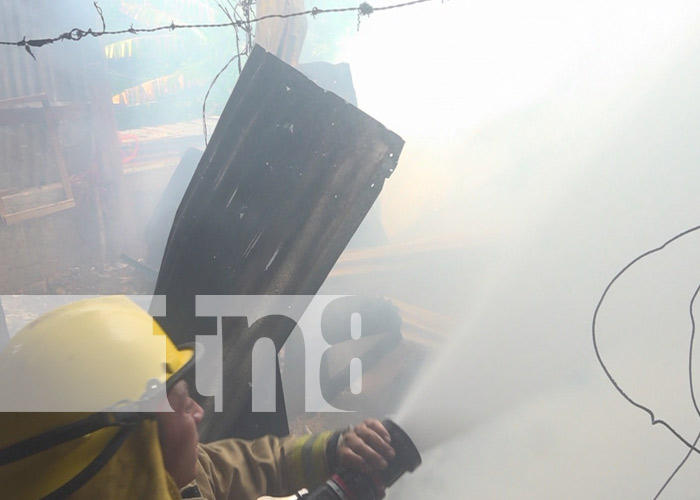 Foto:Incendio arrasa con una vivienda en Estelí/TN8