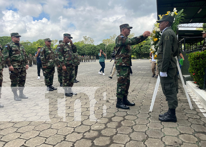 Ejército de Nicaragua ejecuta un acto conmemorativo