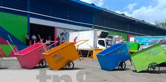 Foto; ALMA entrega volquetes, minicargadora y camión doble cabina a mercados de Managua/ Cortesía