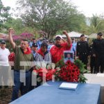 Foto:Rinden homenaje al héroe de la paz Comisionado General Avelino Guevara en Siuna/TN8