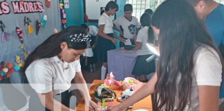 Foto: Estudiantes sorprenden con manualidades ecológicas para el Día de las Madres/TN8