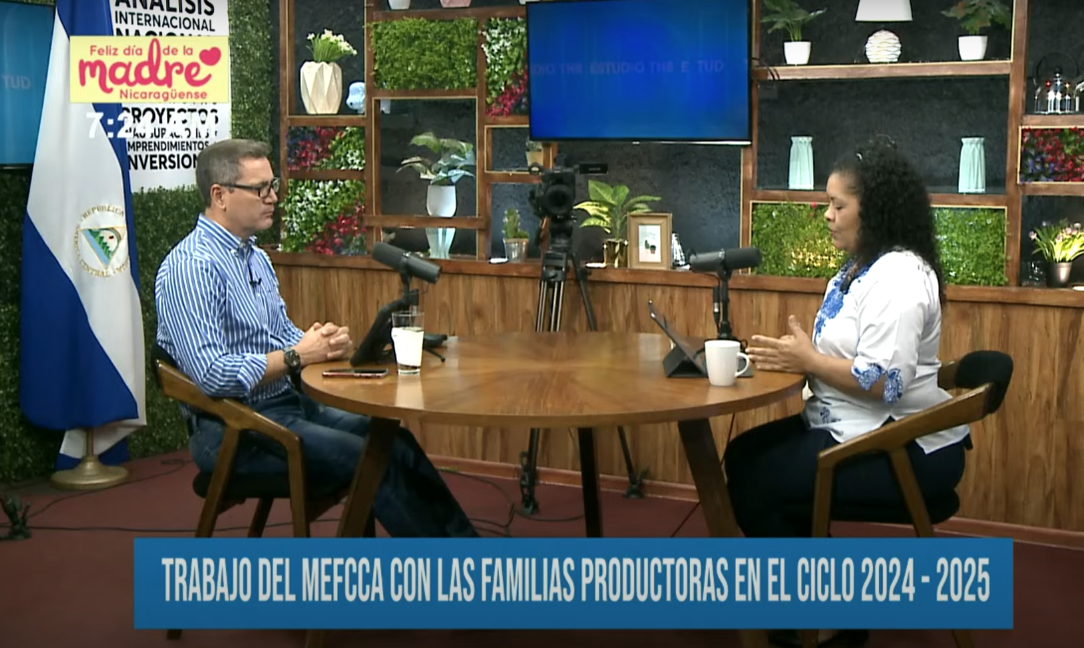 Foto: Entrevista a Justa Pérez, titular del MEFCCA en Nicaragua / TN8