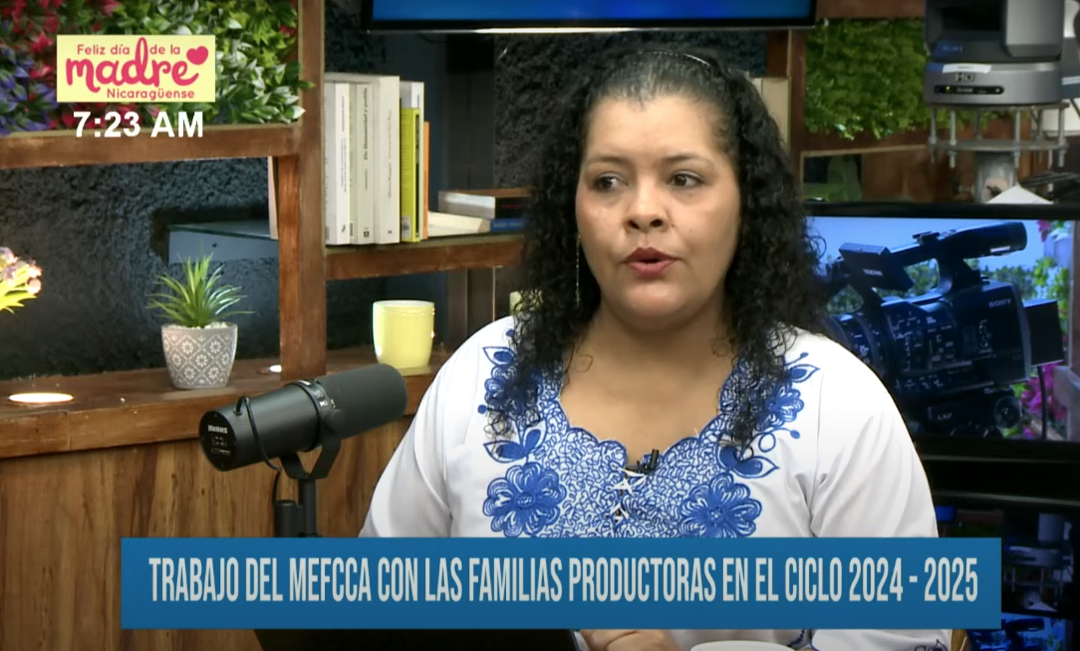 Foto: Entrevista a Justa Pérez, titular del MEFCCA en Nicaragua / TN8