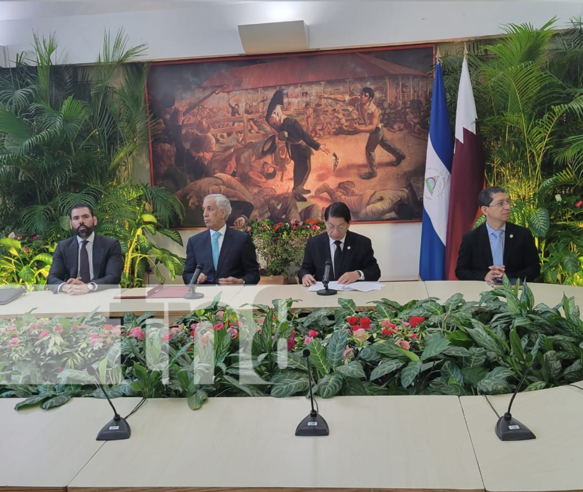 Foto: Nicaragua y Qatar firman importantes acuerdos / TN8