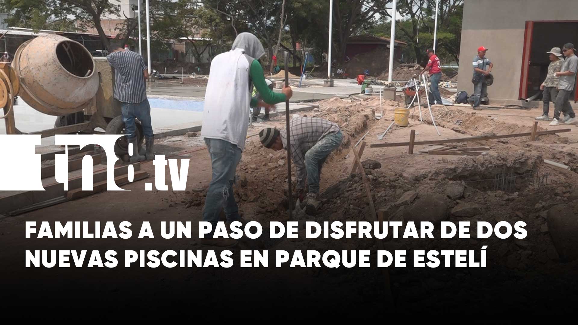 80% De Avance Lleva La Obra De Las Dos Piscinas En El Parque De La ...