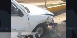 Foto: Una persona lesionada por accidente de tránsito en la Carretera Vieja a León / TN8