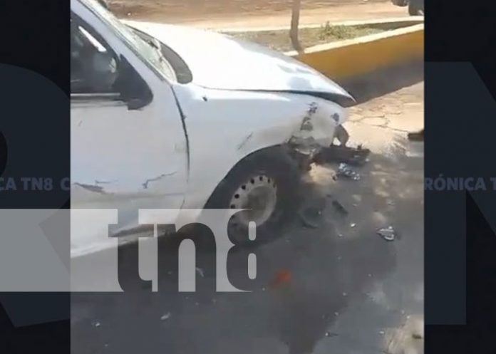 Foto: Una persona lesionada por accidente de tránsito en la Carretera Vieja a León / TN8