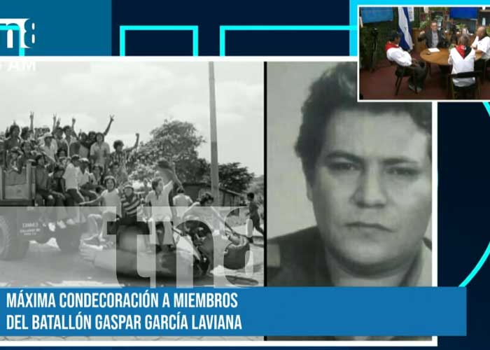 Foto: Máxima condecoración en Nicaragua para batallón que derrocó avión que abastecía de armas a la Contra en Nicaragua / TN8