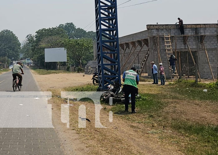 Foto: Fuerte choque de motos en Jalapa / TN8