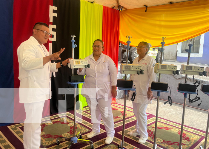 Foto: Bombas de infusión de jeringa para hospitales de Nicaragua / TN8