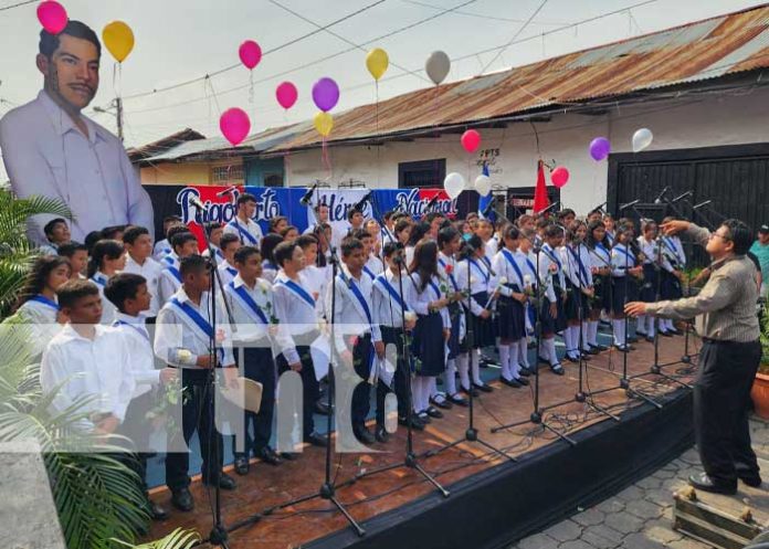 Foto: Conmemoración en León en honor a Rigoberto López Pérez / TN8