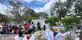 Foto: Homenaje a Lidia Saavedra, madre del Comandante Daniel Ortega / TN8