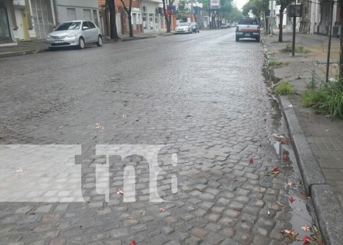 Foto: lluvias sobre la ciudad