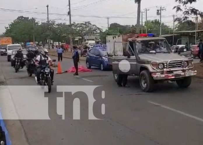 Foto: Trágico accidente en las cercanías del Mercado El Mayoreo, Managua / TN8