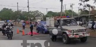 Foto: Mortal accidente de tránsito en Villa Reconciliación, Managua / TN8