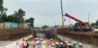 Foto: Avances en la Pista Juan Pablo II en Managua / TN8