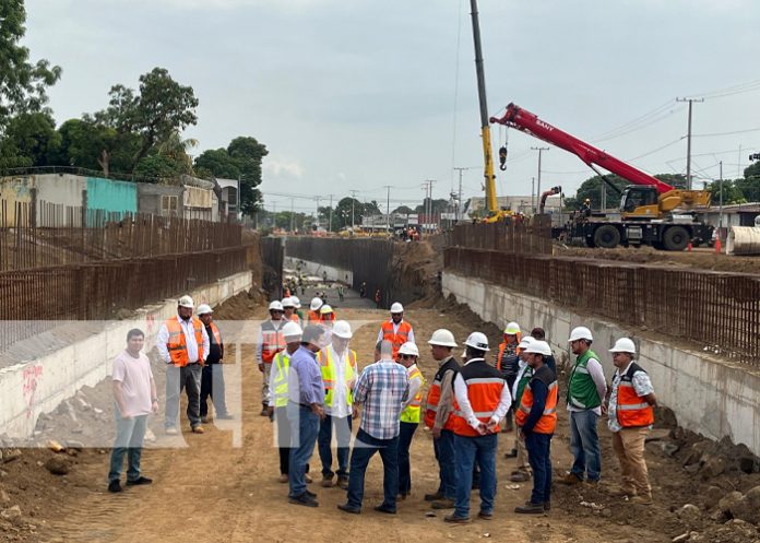 Foto: Avances en la Pista Juan Pablo II en Managua / TN8