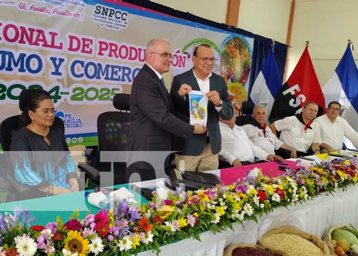 Foto: Presentación del Plan de Producción, Consumo y Comercio 2024 en Nicaragua / TN8