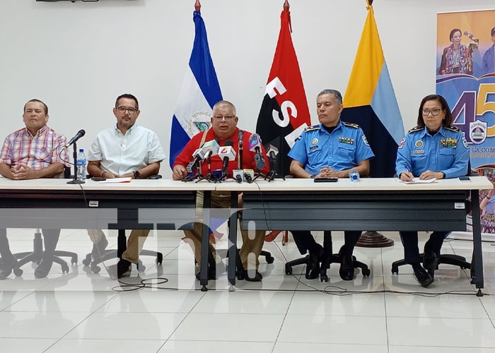 Foto: Reunión de autoridades de transporte y seguridad en Nicaragua / TN8