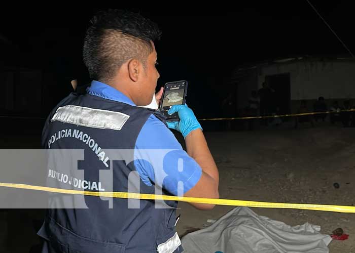 Foto: Investigación por hecho sangriento en Teotecacinte, Jalapa / TN8