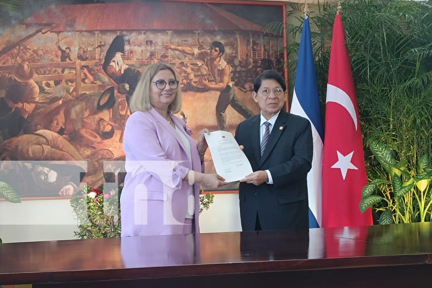 Foto: Nicaragua y Turquía estrechan relaciones / TN8